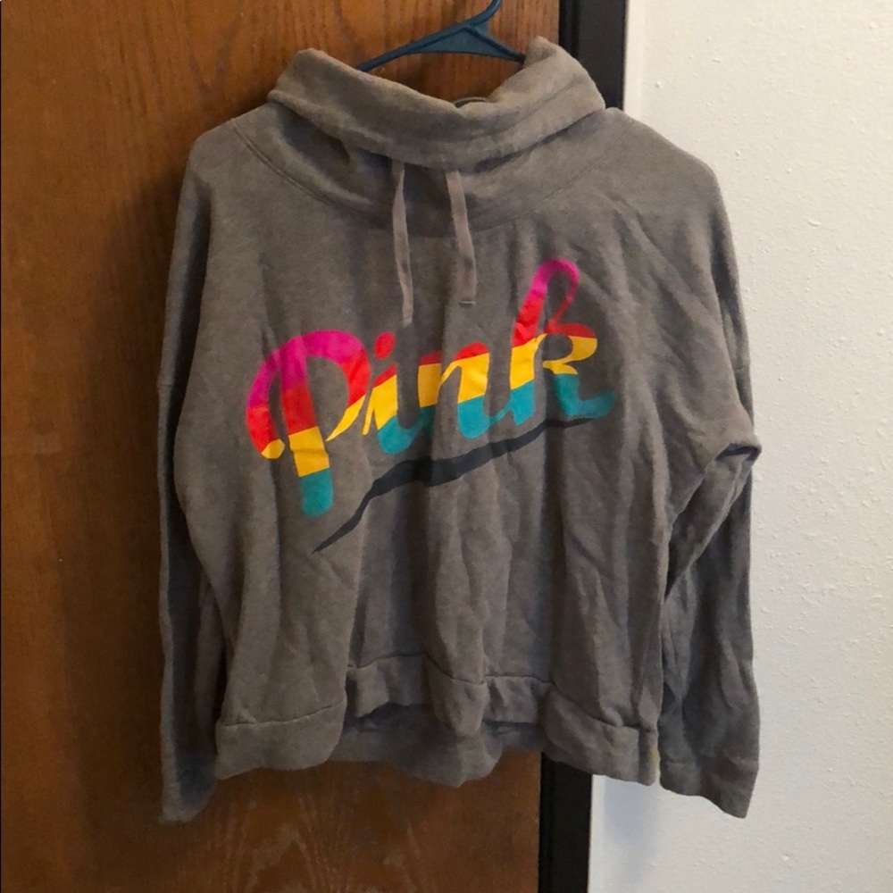 PINK Cowl Neck Sweatshirt